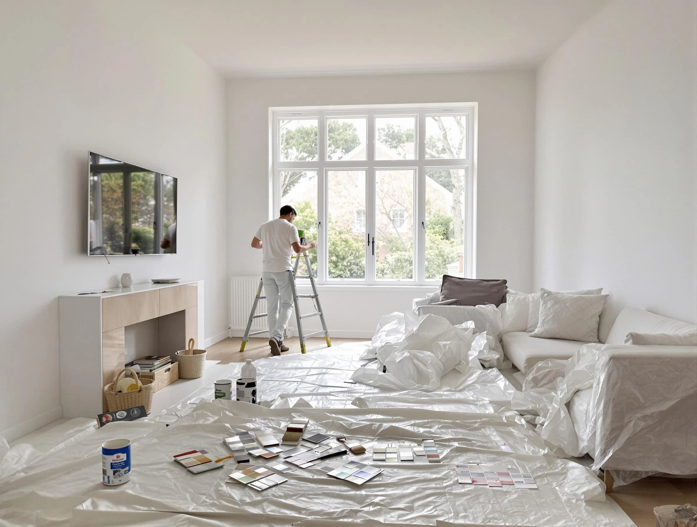 Surprise House Painters professional applying interior paint in Surprise, AZ